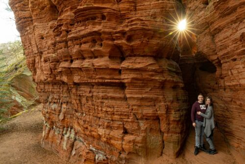 Sonnenstern Altschlossfelsen Felsenglühen 1